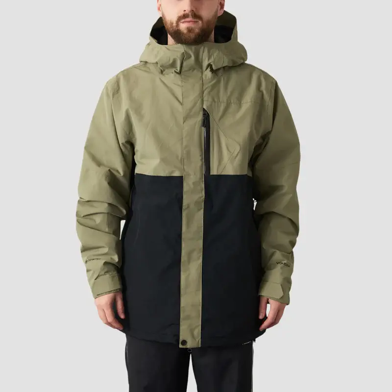 Volcom HOMMES L INSULATED GORE-TEX JACKET LIGHT MILITARY