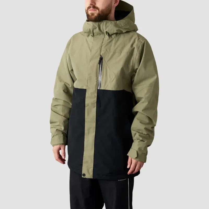 Volcom HOMMES L INSULATED GORE-TEX JACKET LIGHT MILITARY