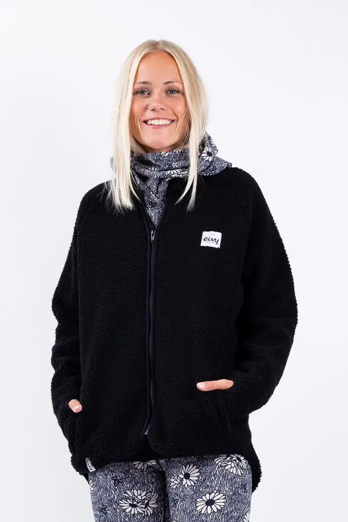 Eivy FEMMES REDWOOD SHERPA JACKET BLACK