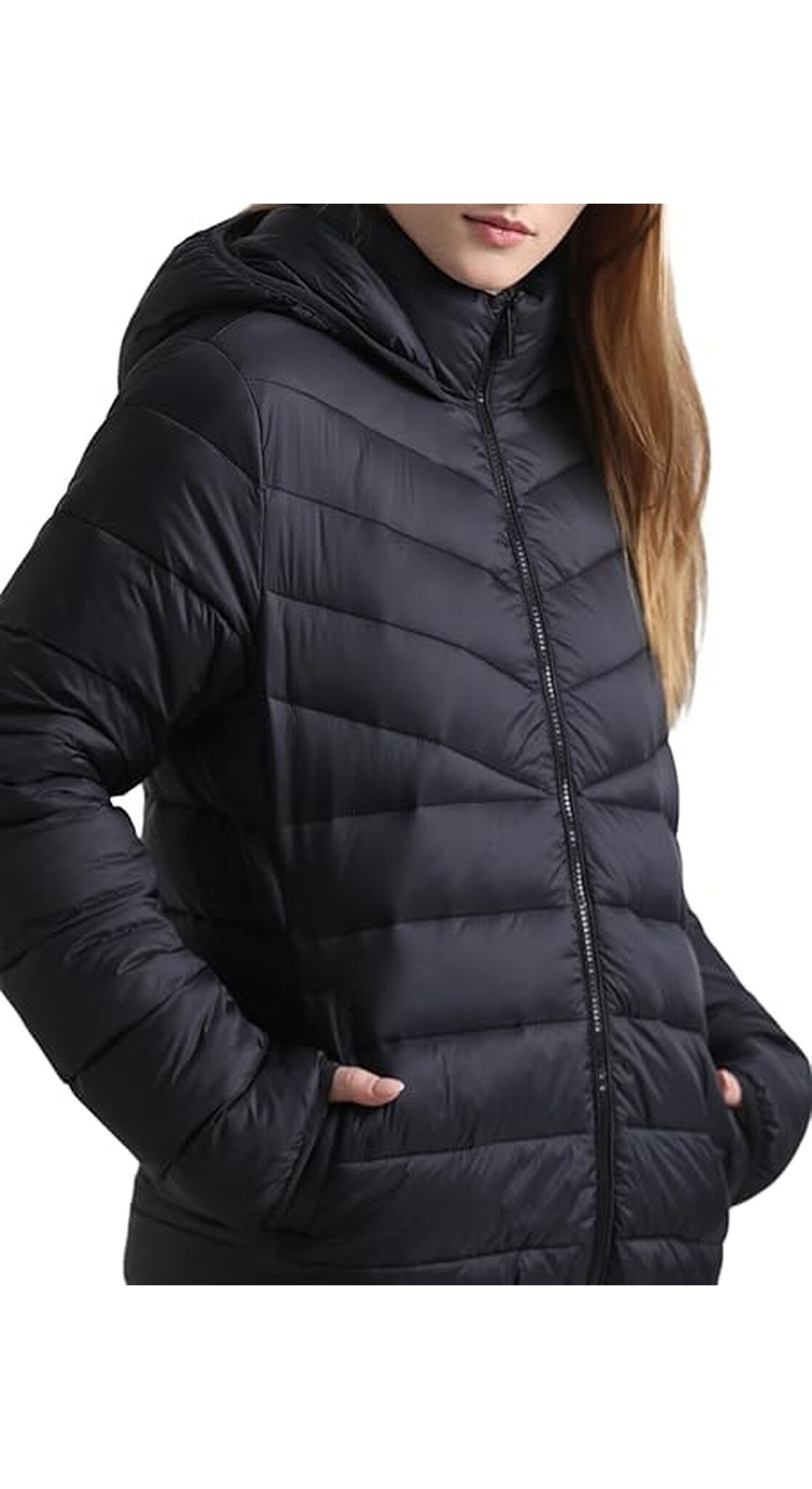 Only WOMEN'S TAHOE HOOD FITTED BLACK