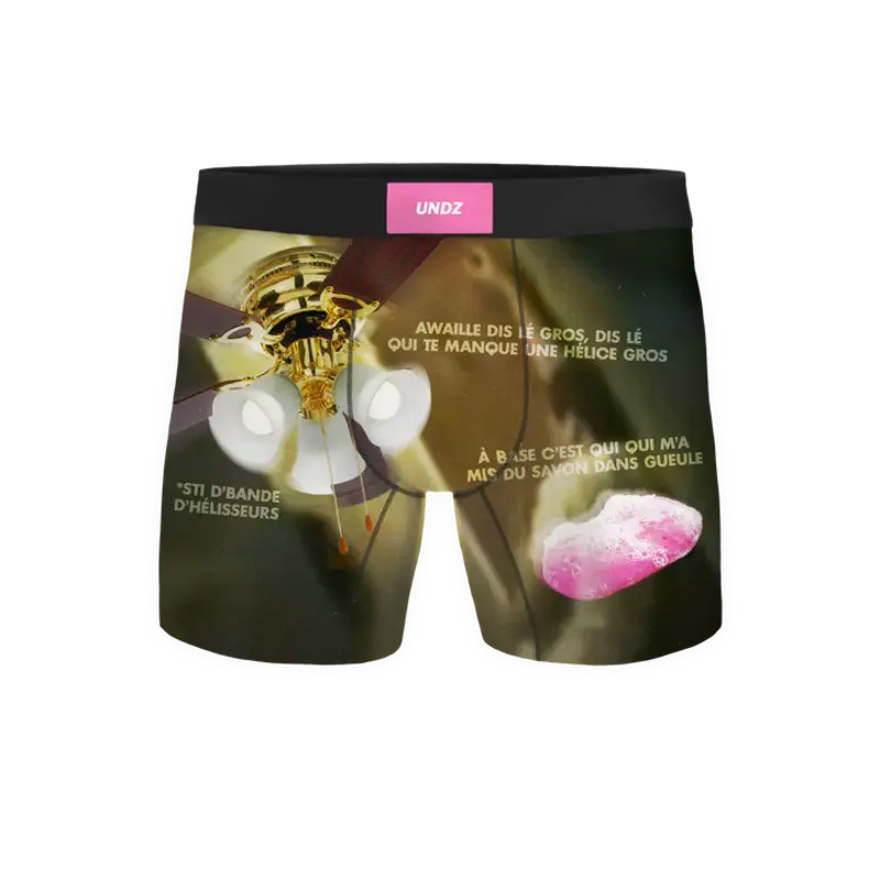 Undz MEN'S CLASSIC BOXER-PANIQUE D'HELICE