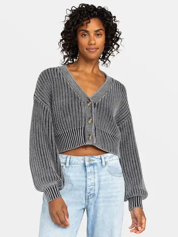 Roxy FEMMES SUNDAZE WASHED CARDIGAN PHANTOM