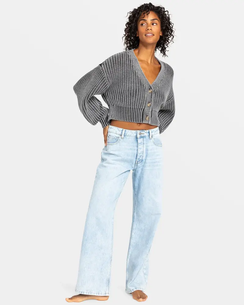 Roxy FEMMES SUNDAZE WASHED CARDIGAN PHANTOM
