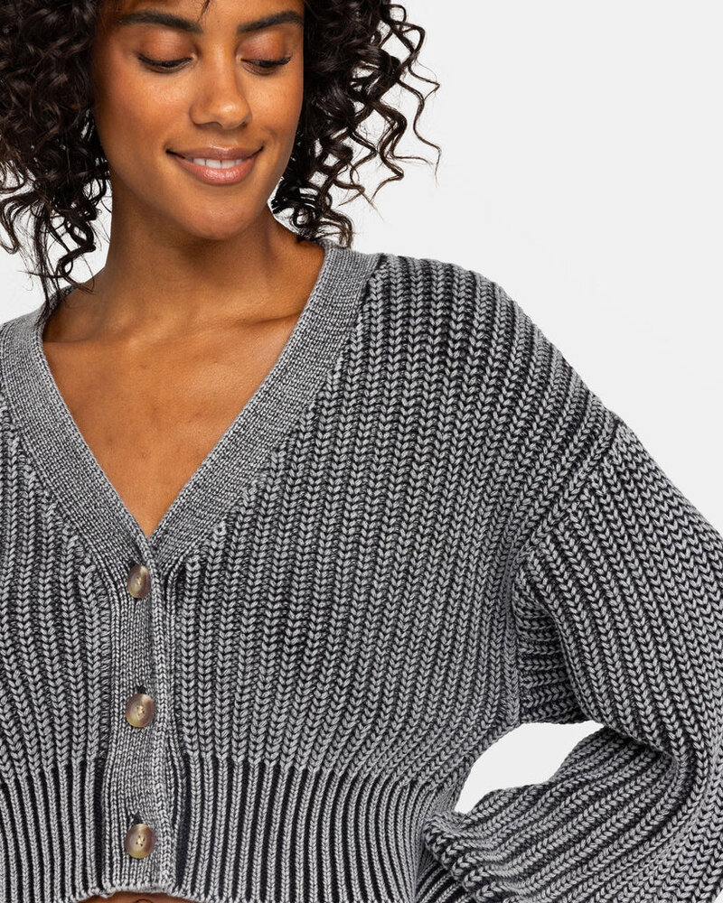Roxy FEMMES SUNDAZE WASHED CARDIGAN PHANTOM