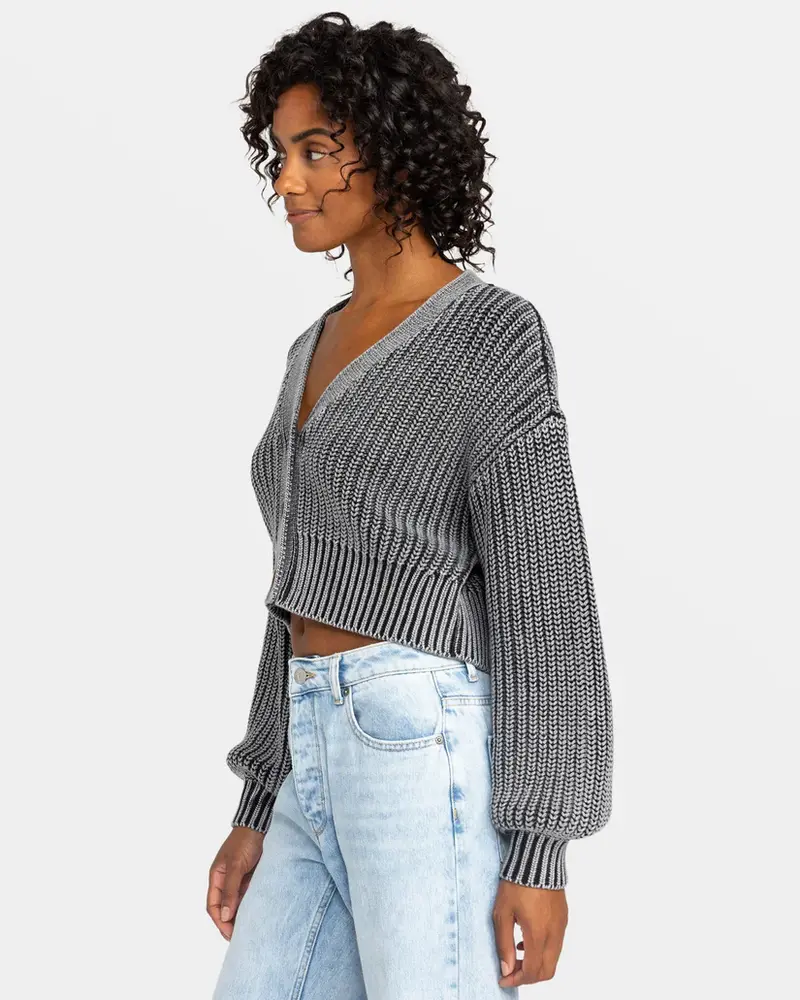Roxy FEMMES SUNDAZE WASHED CARDIGAN PHANTOM