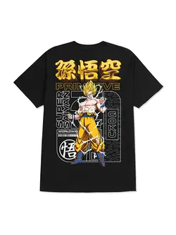 Primitive HOMMES DRAGON BALL X PRIMITIVE SPIRIT TEE BLACK