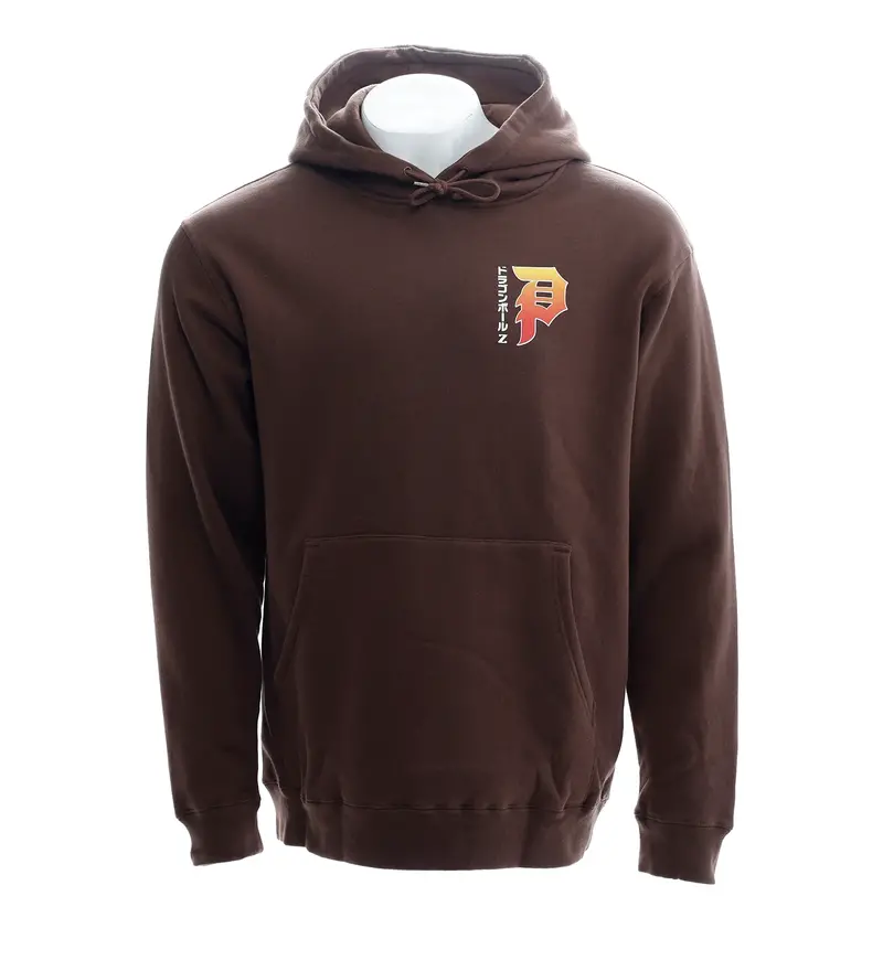 Primitive HOMMES DRAGON BALL X PRIMITIVE WISH DIRTY P HOODIE BROWN
