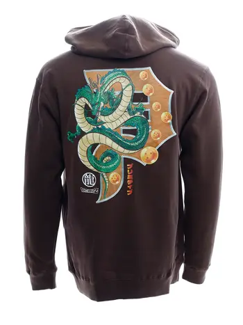 Primitive MEN'S DRAGON BALL X PRIMITIVE WISH DIRTY P HOODIE BROWN