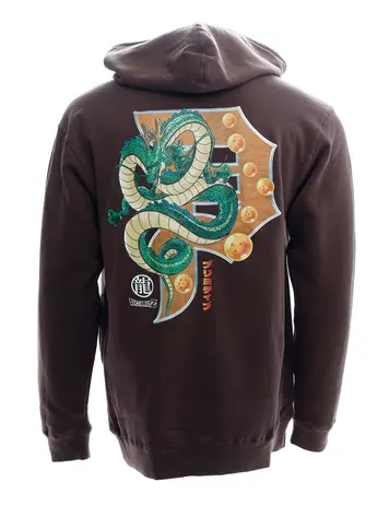 Primitive HOMMES DRAGON BALL X PRIMITIVE WISH DIRTY P HOODIE BROWN