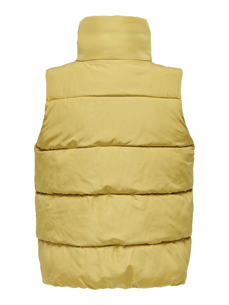 Only WOMEN'S NEW COOL PUFFER MUSTARD GOLD