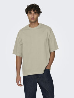Only & Sons MILLENIUM T-SHIRT SILVER LINING