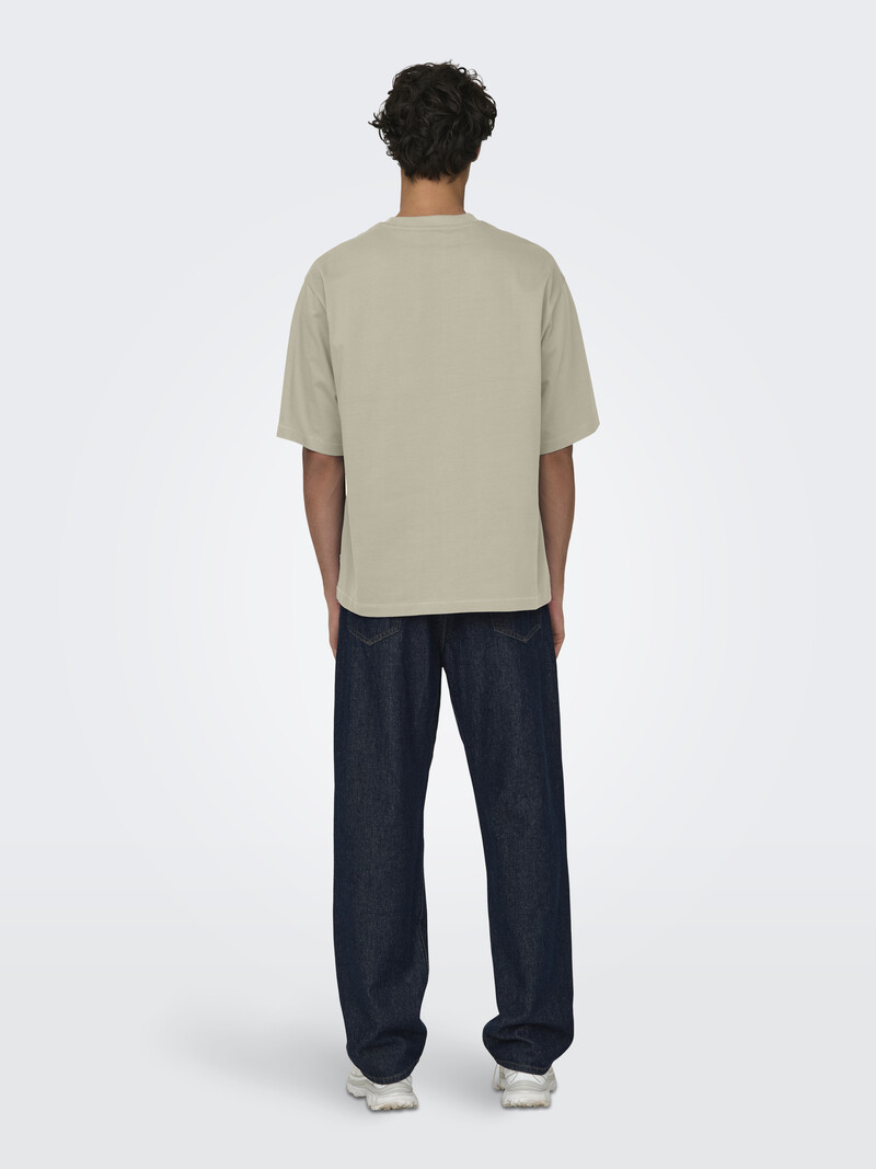 Only & Sons MILLENIUM T-SHIRT SILVER LINING