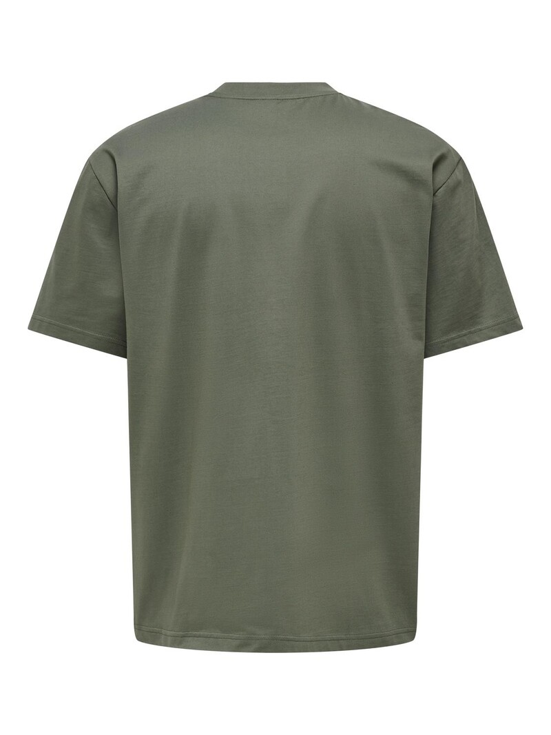 Only & Sons FRED T-SHIRT CASTOR GRAY