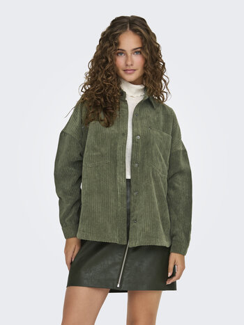 Only FEMMES JANINE-RAI LS CORD JACKET KALAMATA