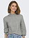 Only FEMMES KATIA LS DETAIL HIGHNECK KNIT MEDIUM GREY