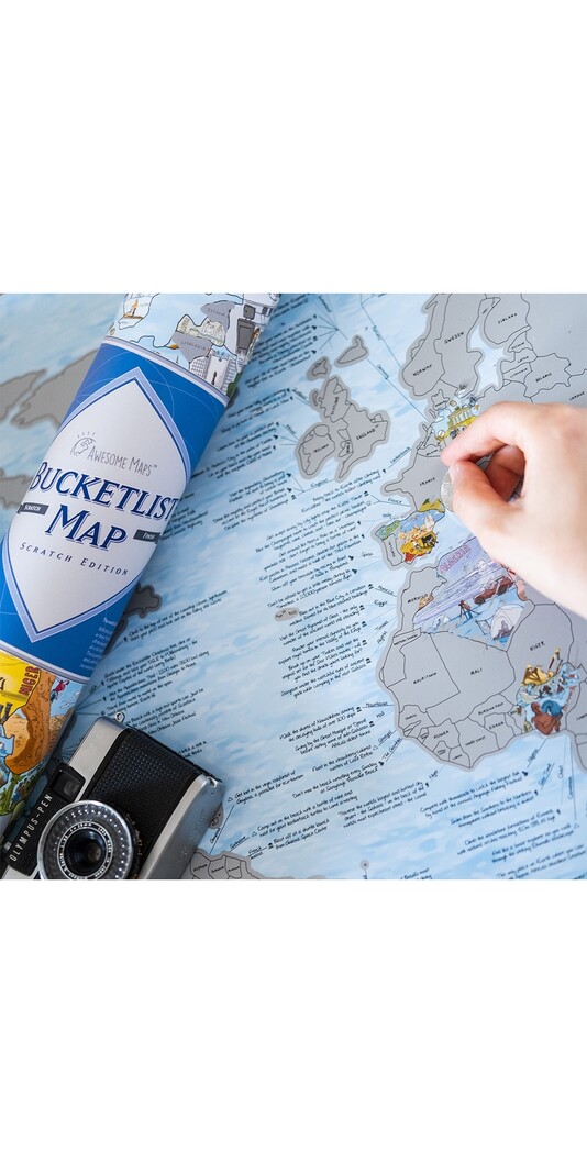 GLOBE TROTT-AIR BUCKETLIST SCRATCH MAP