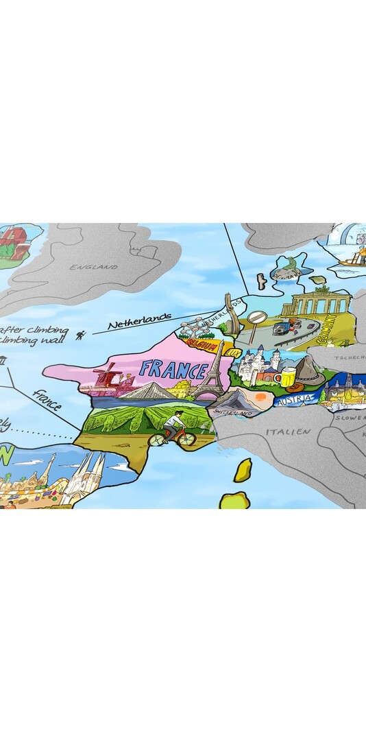 GLOBE TROTT-AIR BUCKETLIST SCRATCH MAP