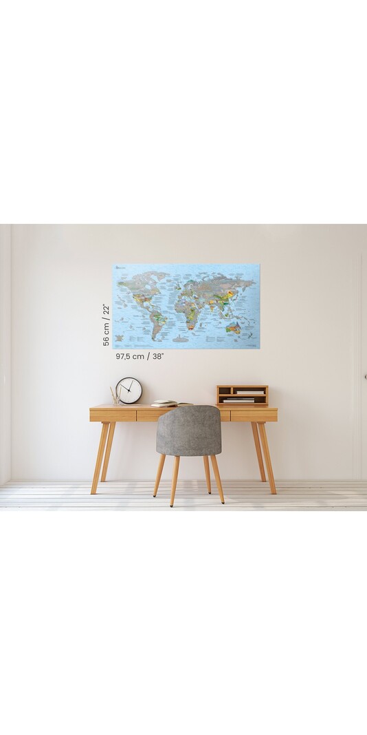 GLOBE TROTT-AIR BUCKETLIST SCRATCH MAP