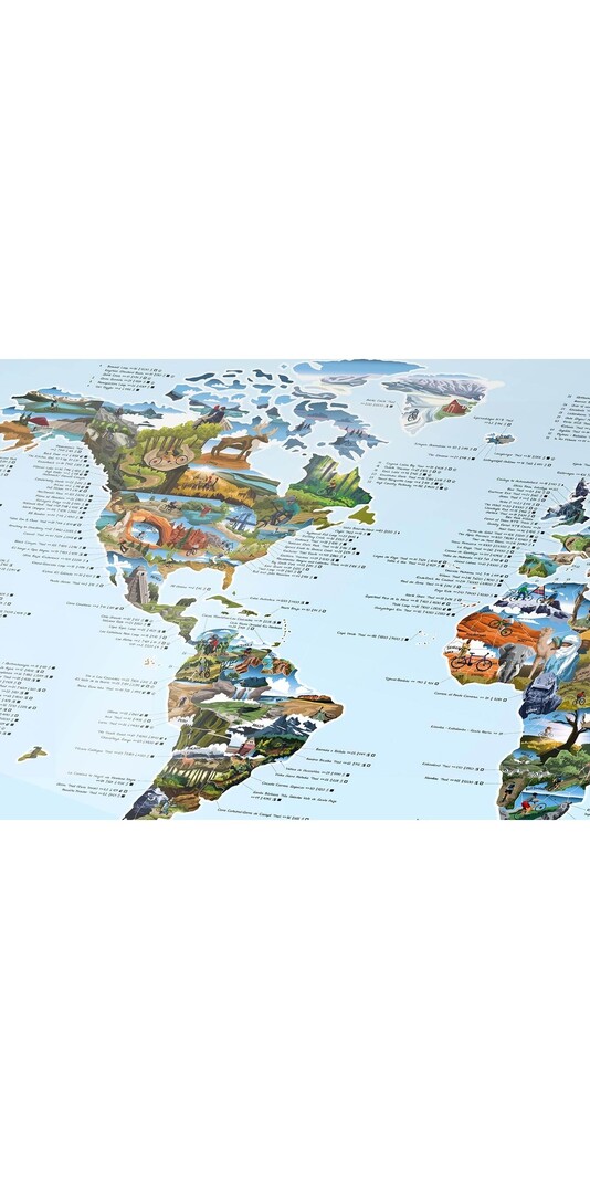 GLOBE TROTT-AIR MOUNTAIN BIKE MAP