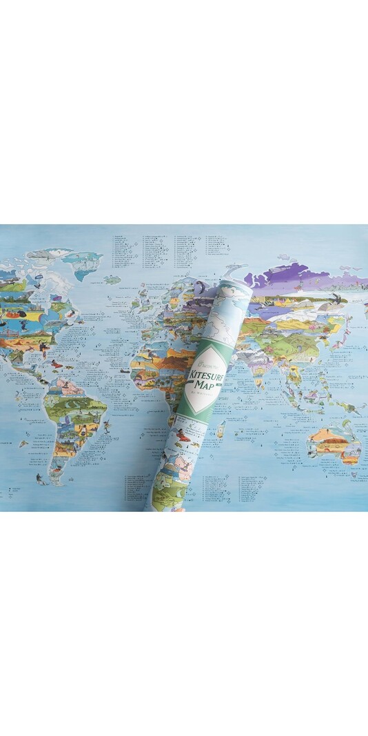 GLOBE TROTT-AIR 286 KITE SURF MAP