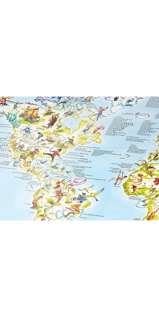 GLOBE TROTT-AIR 217 GOLF MAP