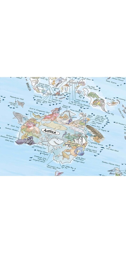 GLOBE TROTT-AIR 187 DIVE MAP