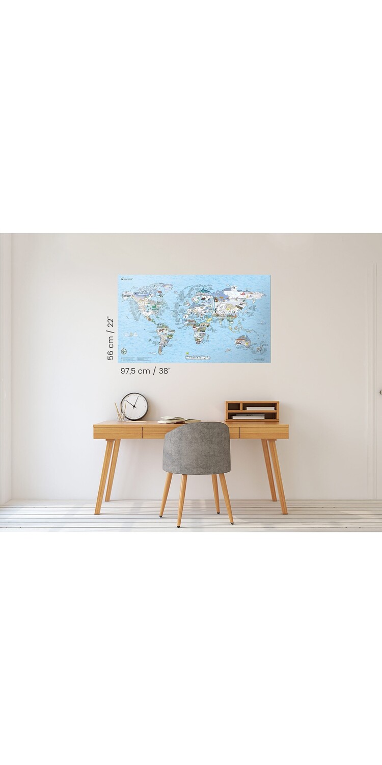 GLOBE TROTT-AIR MAP SNOWTRIP ENGLISH