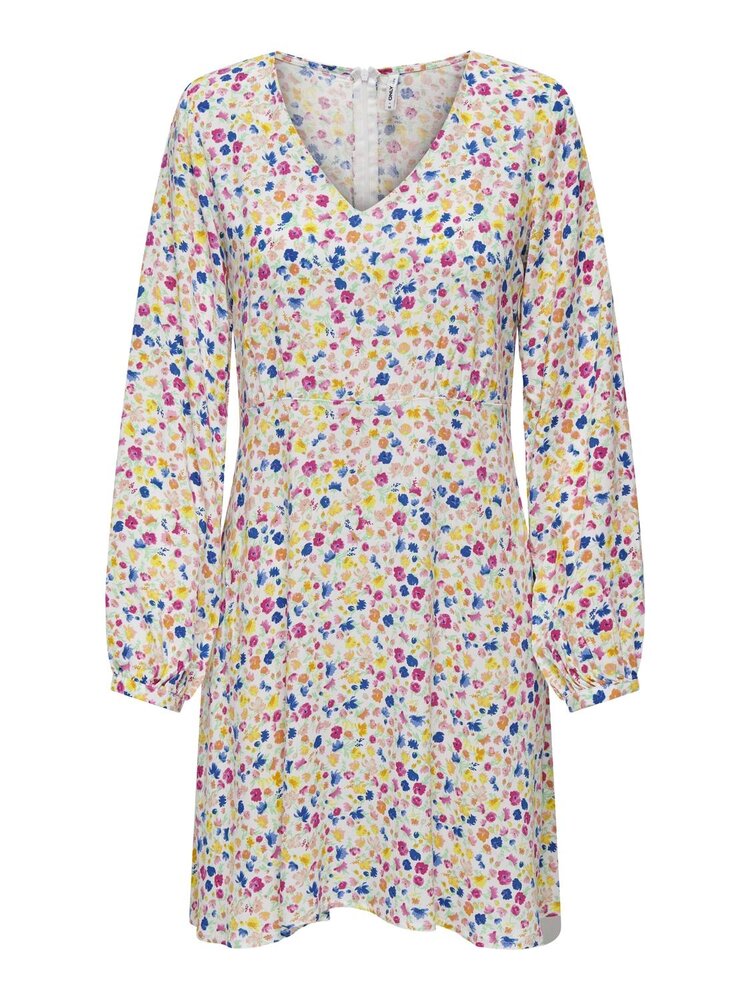 Only FEMMES NOVA LIFE VIS L/S LIVA DRESS