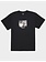 Primitive HOMMES STRIPES TEE BLACK