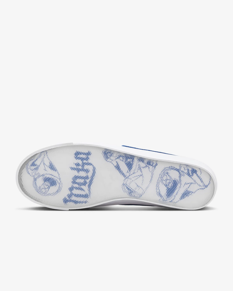 Nike SB HOMMES BLAZER LOW PRO GT PREMIUM SUMMIT WHITE/GAME ROYAL