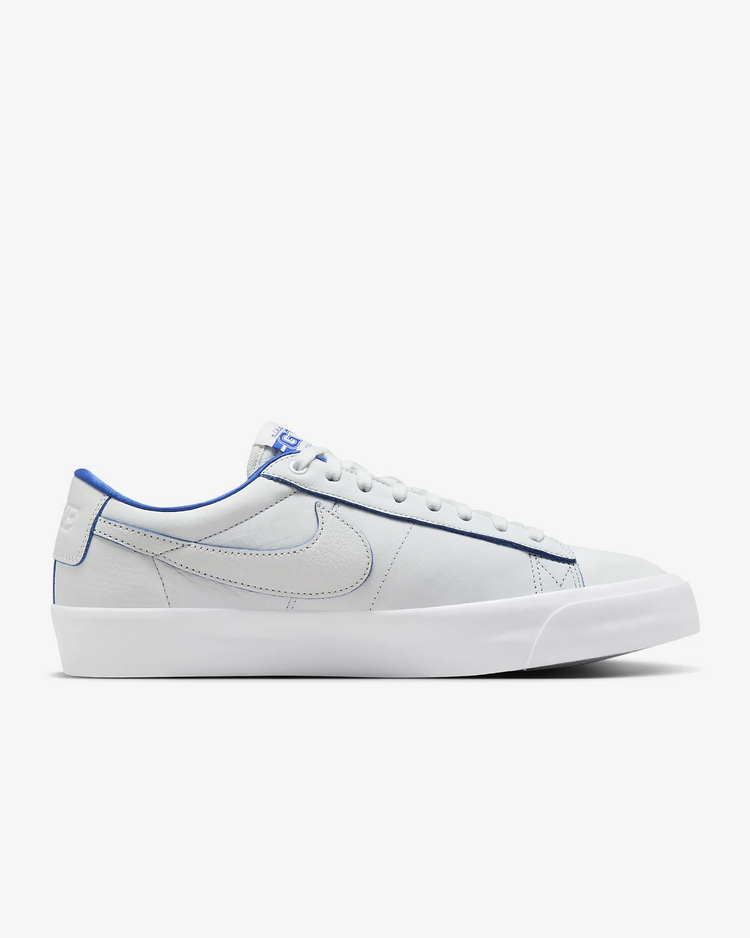 Nike SB HOMMES BLAZER LOW PRO GT PREMIUM SUMMIT WHITE/GAME ROYAL