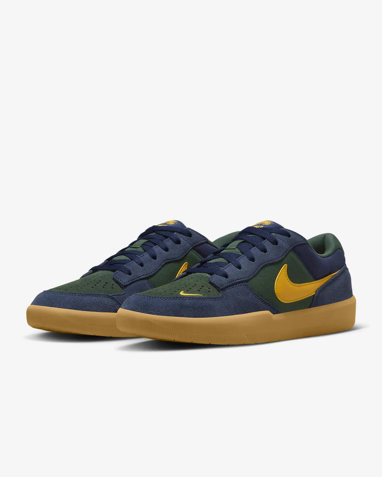 Nike SB MEN'S FORCE 58 MIDNIGHT NAVY/UNIVERSITY GOLD/FIR