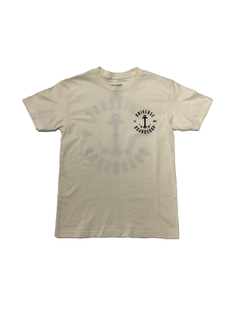 Universe Boardshop MEN'S ANCRE T-SHIRT SAND/BLACK