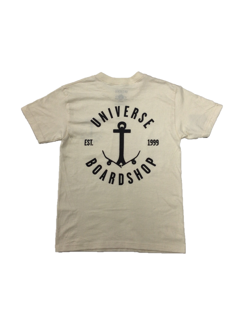 Universe Boardshop MEN'S ANCRE T-SHIRT SAND/BLACK
