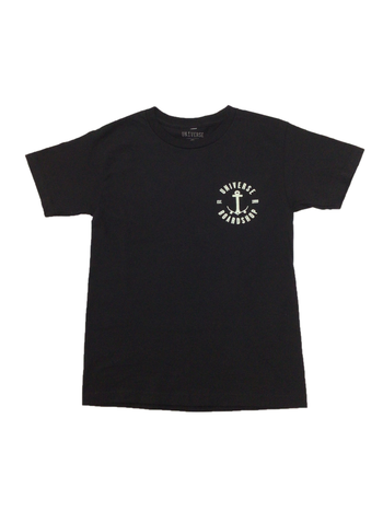 Universe Boardshop MEN'S ANCRE T-SHIRT BLACK/SAND