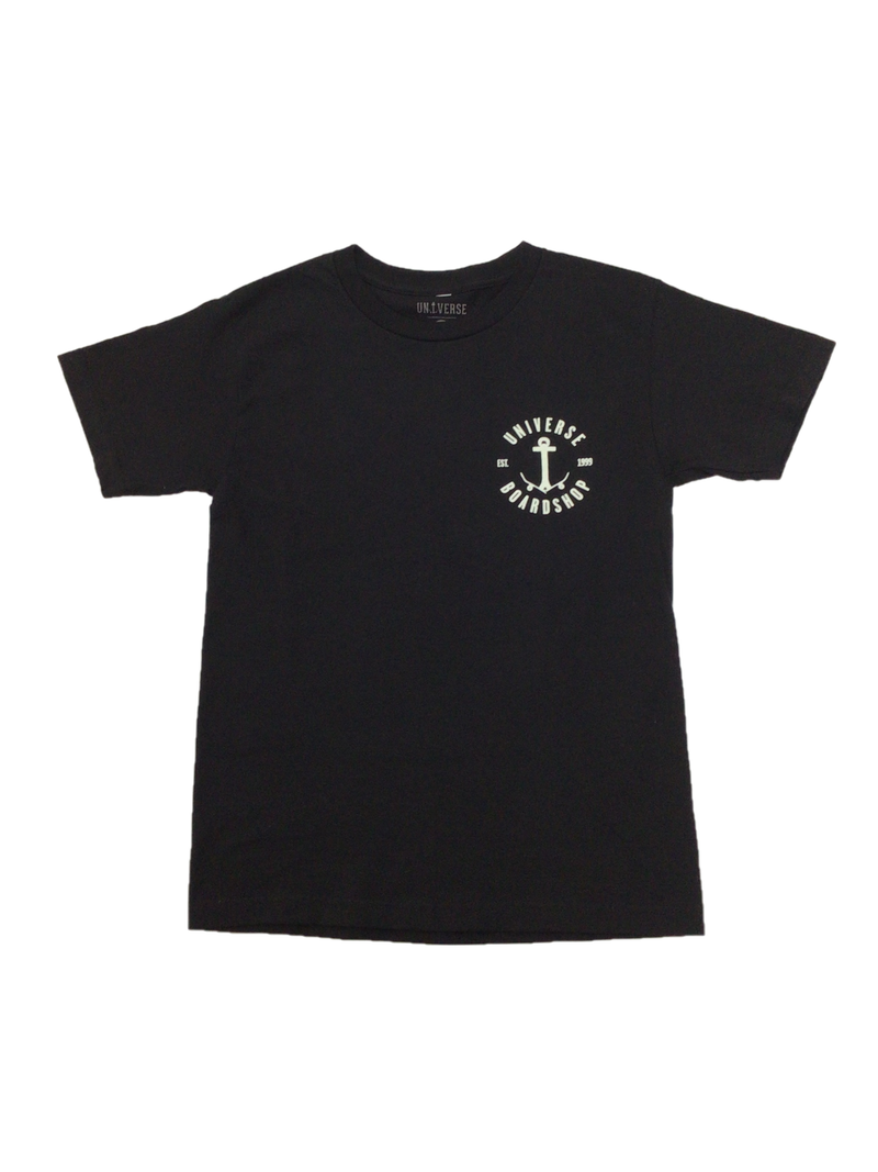 Universe Boardshop MEN'S ANCRE T-SHIRT BLACK/SAND