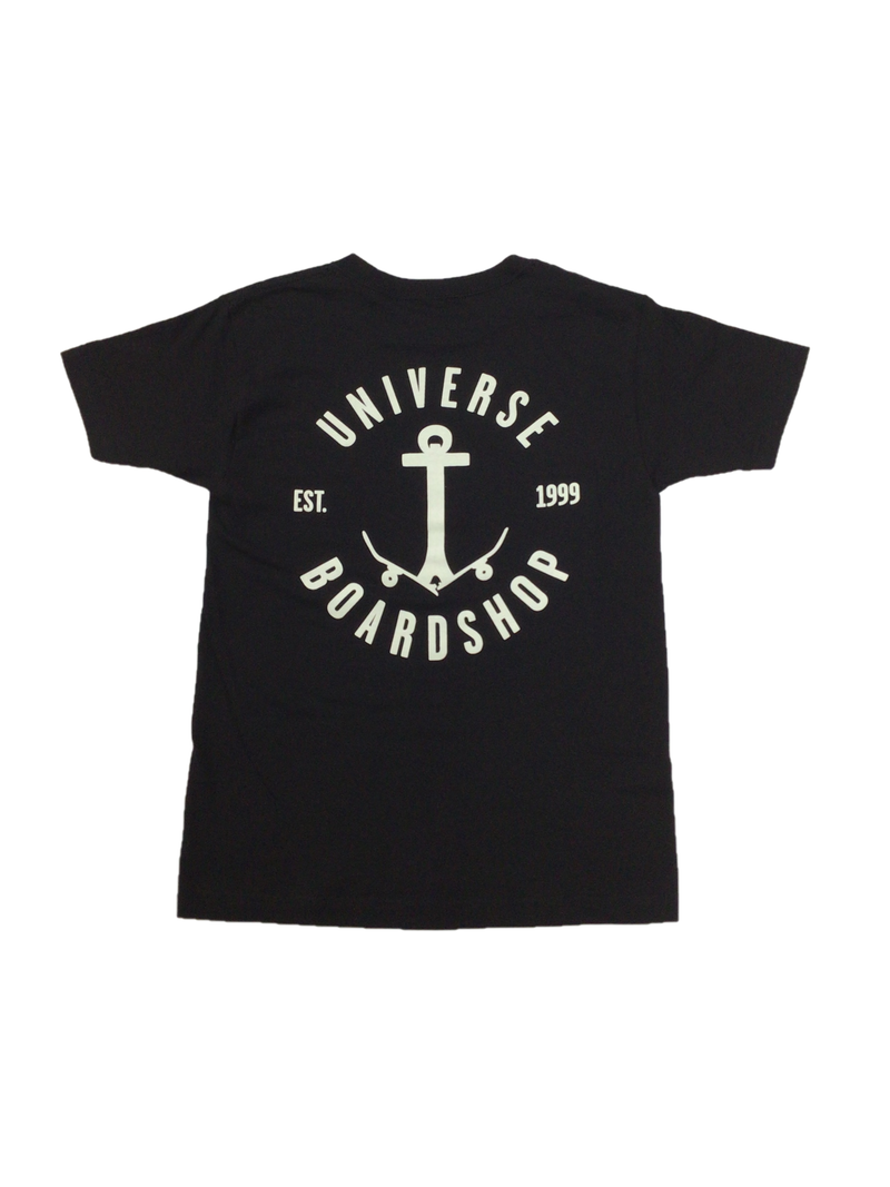 Universe Boardshop MEN'S ANCRE T-SHIRT BLACK/SAND