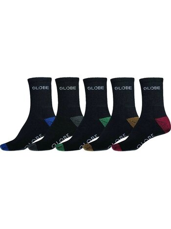 Globe INGLES CREW SOCKS 5 PACK