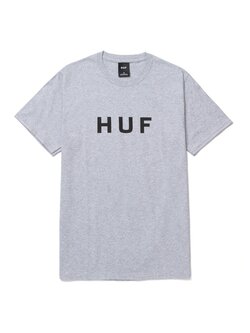 HUF HOMMES ESSENTIALS OG LOGO HEATHER GREY