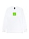 HUF HOMMES ESSENTIALS BOX LOGO L/S WHITE