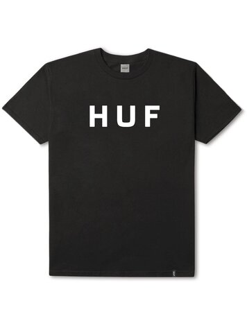 HUF HOMMES ESSENTIALS OG LOGO BLACK