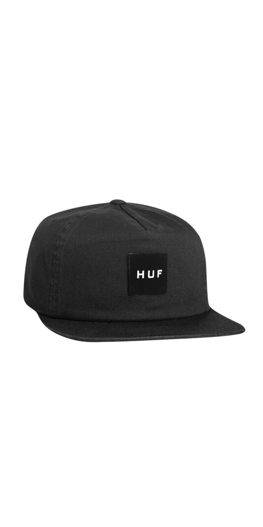 HUF HOMMES ESSENTIALS UNSTRUCTURED BOX BLACK