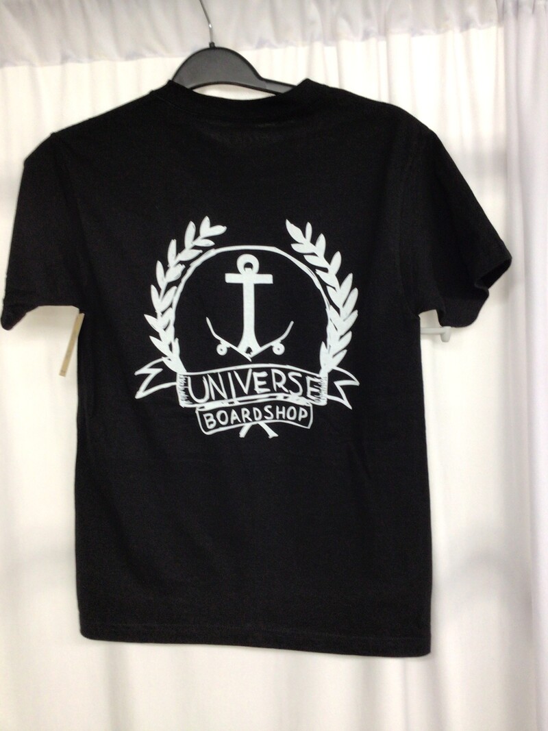Universe Boardshop MEN'S OG ANCRE LTD T-SHIRT BLACK