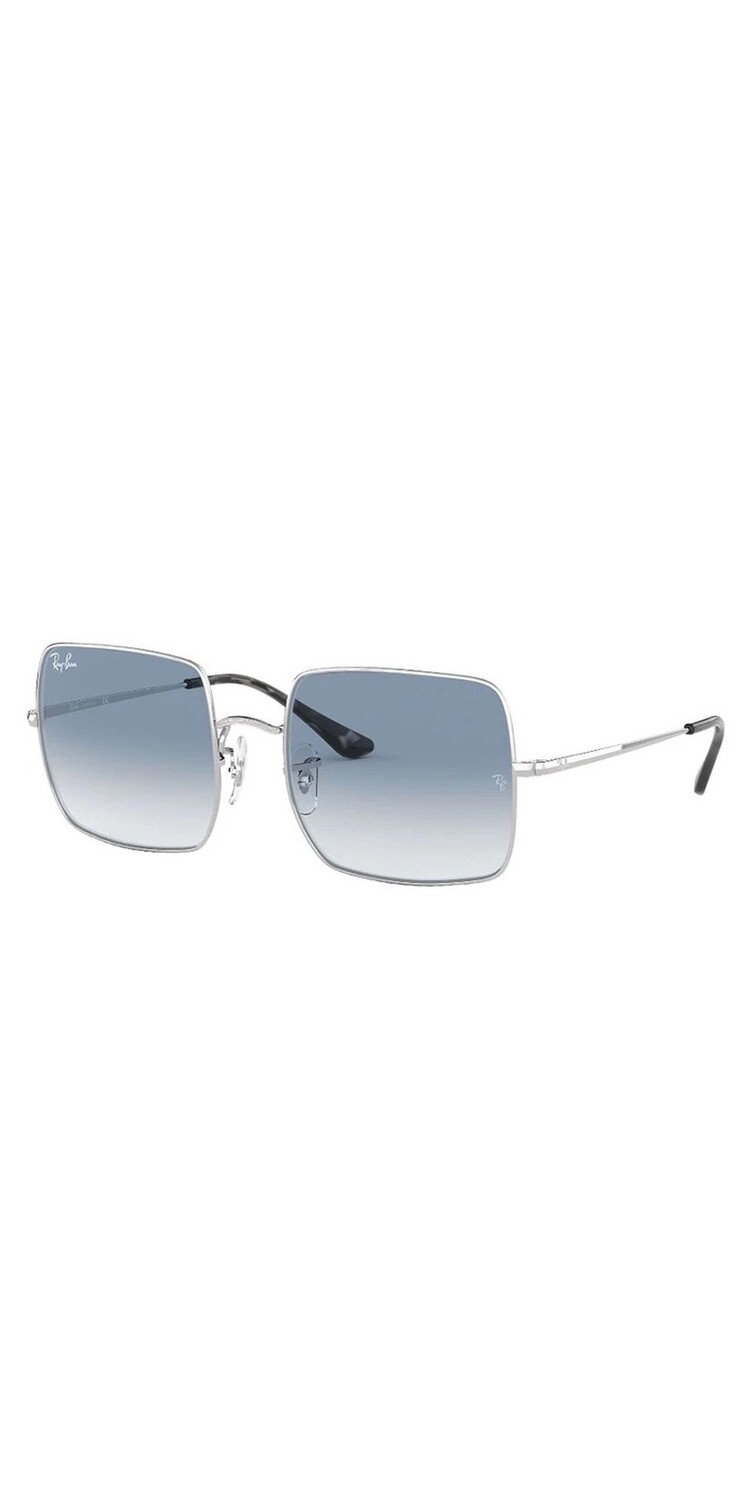 RAY BAN SQUARE SILVER/PHOTO AZURE GRADIENT BLUE