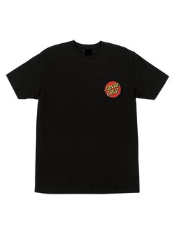 Santa Cruz MEN'S CLASSIC DOT CHEST BLACK