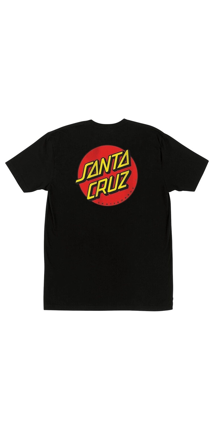 Santa Cruz MEN'S CLASSIC DOT CHEST BLACK