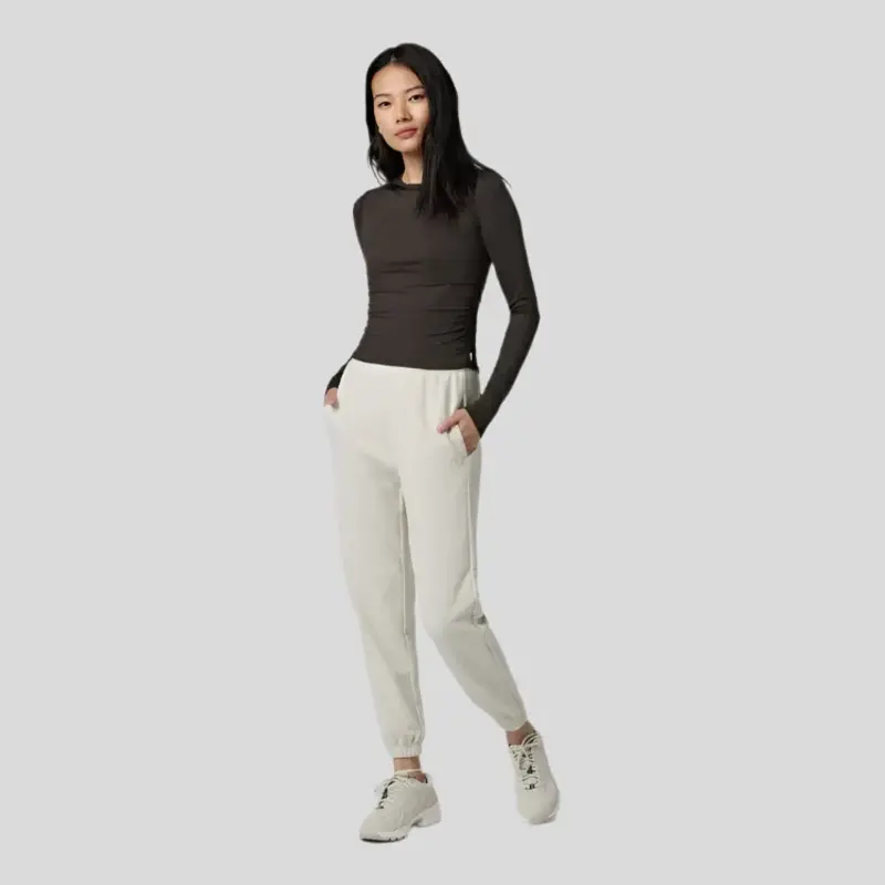 Vuori FEMMES HALO RUCHED LS DARK JAVA HEATHER