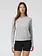 Vuori WOMEN'S DAYDREAM CREW LS LIGHT GREY HEATHER