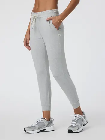 Vuori WOMEN'S PERFORMANCE JOGGER PALE GREY HEATHER