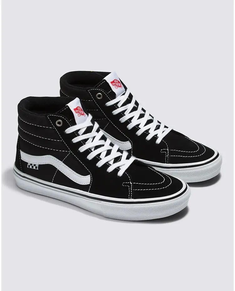 Vans MEN'S SKATE SK8-HI BLACK/WHITE